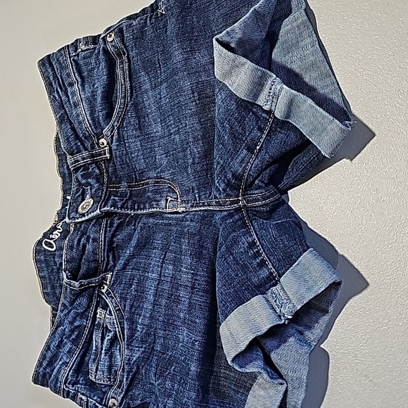 Aeropostal dark wash size 0 boyfriend jean shorts - Picture 5 of 6